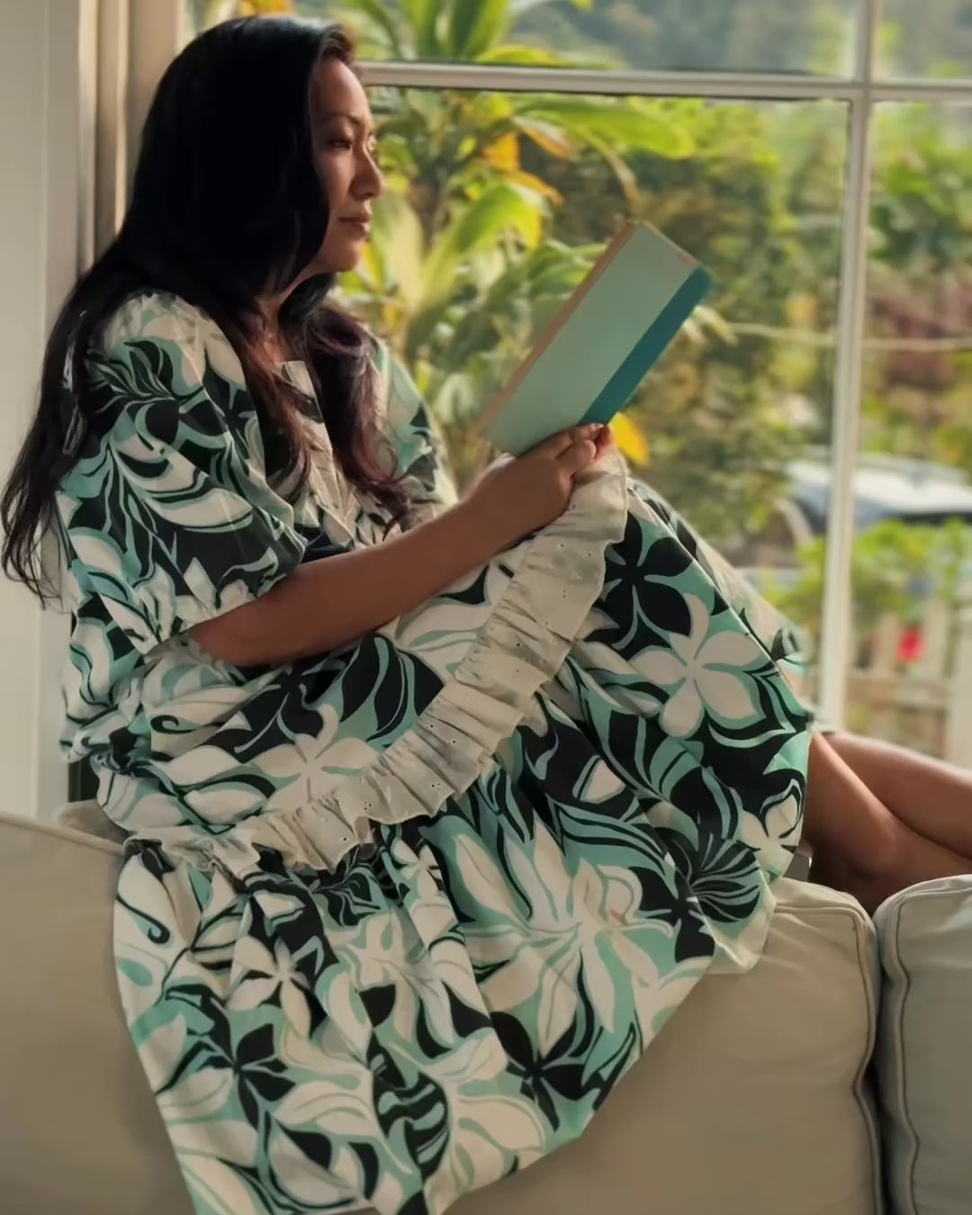 Blue Good Times Mu'umu'u – Hale Pua