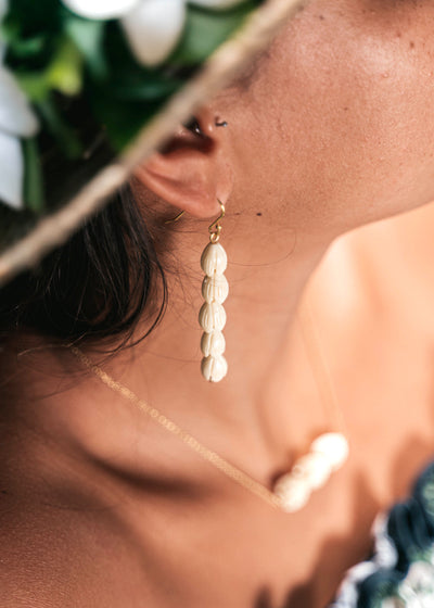 Pikake ‘Elima Strand Earrings