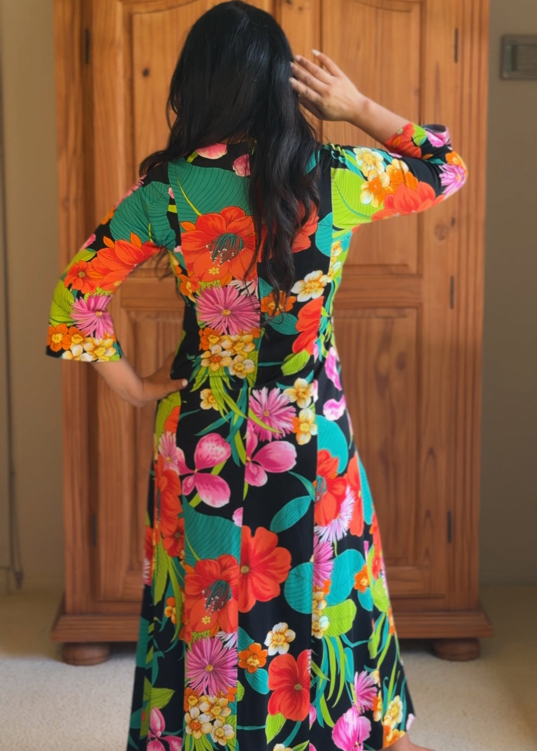 Waltah Clarke Floral Dress