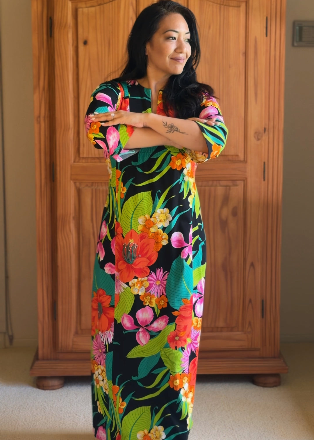 Waltah Clarke Floral Dress