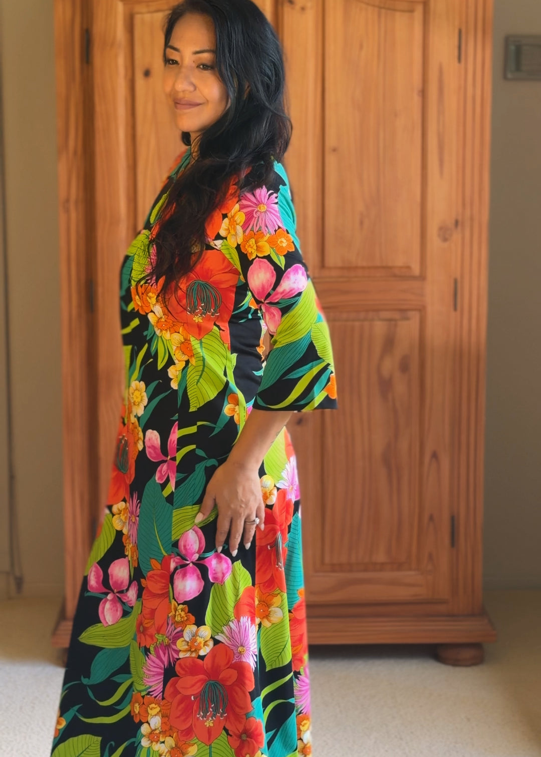 Waltah Clarke Floral Dress