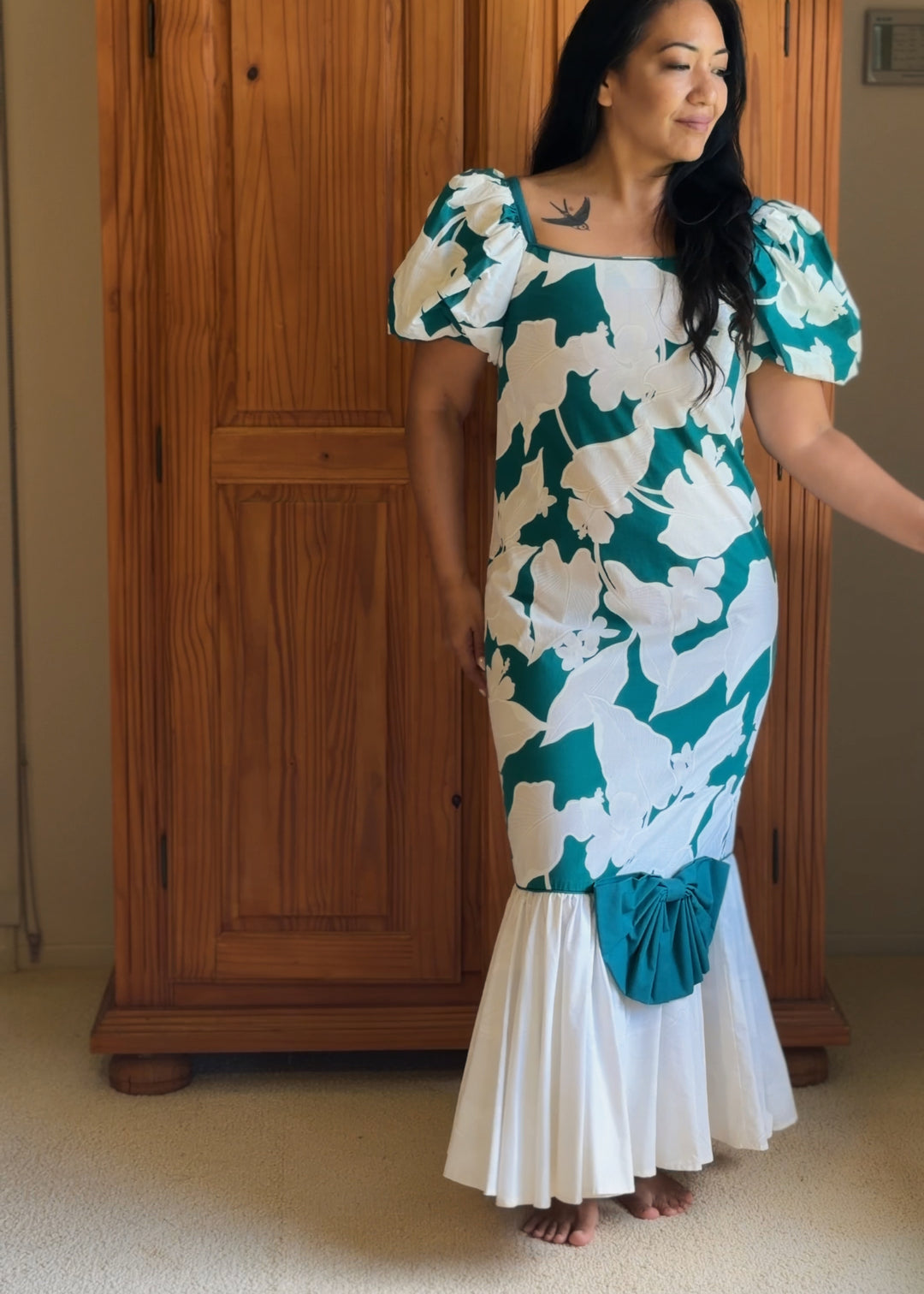 Made in Hawaii Teal Ribbon Mu&