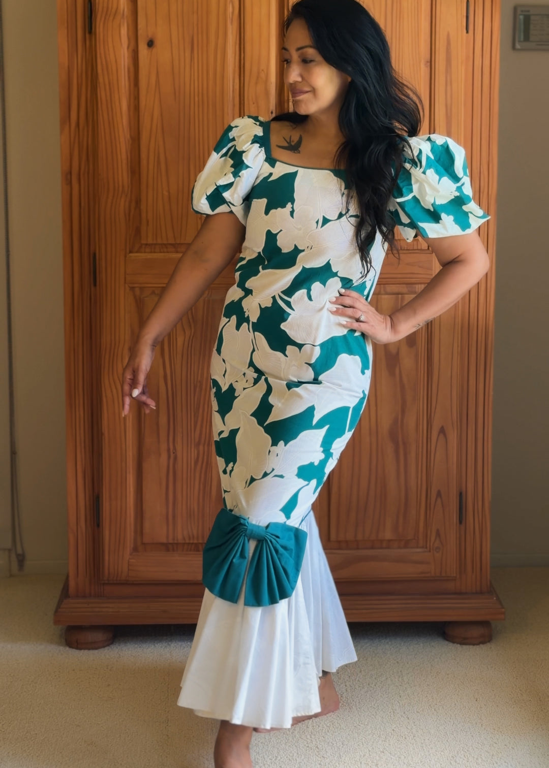 Made in Hawaii Teal Ribbon Mu&