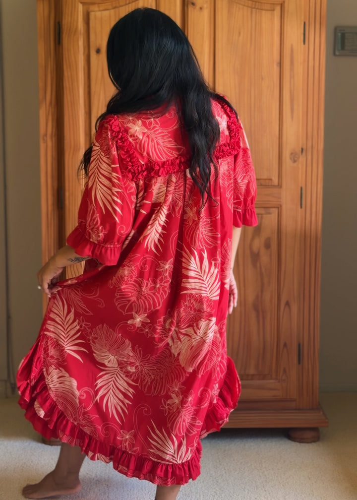 Good Times Red Fern and Floral Mu&