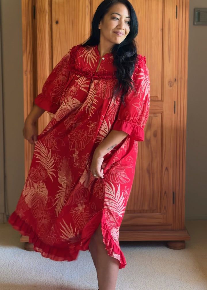 Good Times Red Fern and Floral Mu&