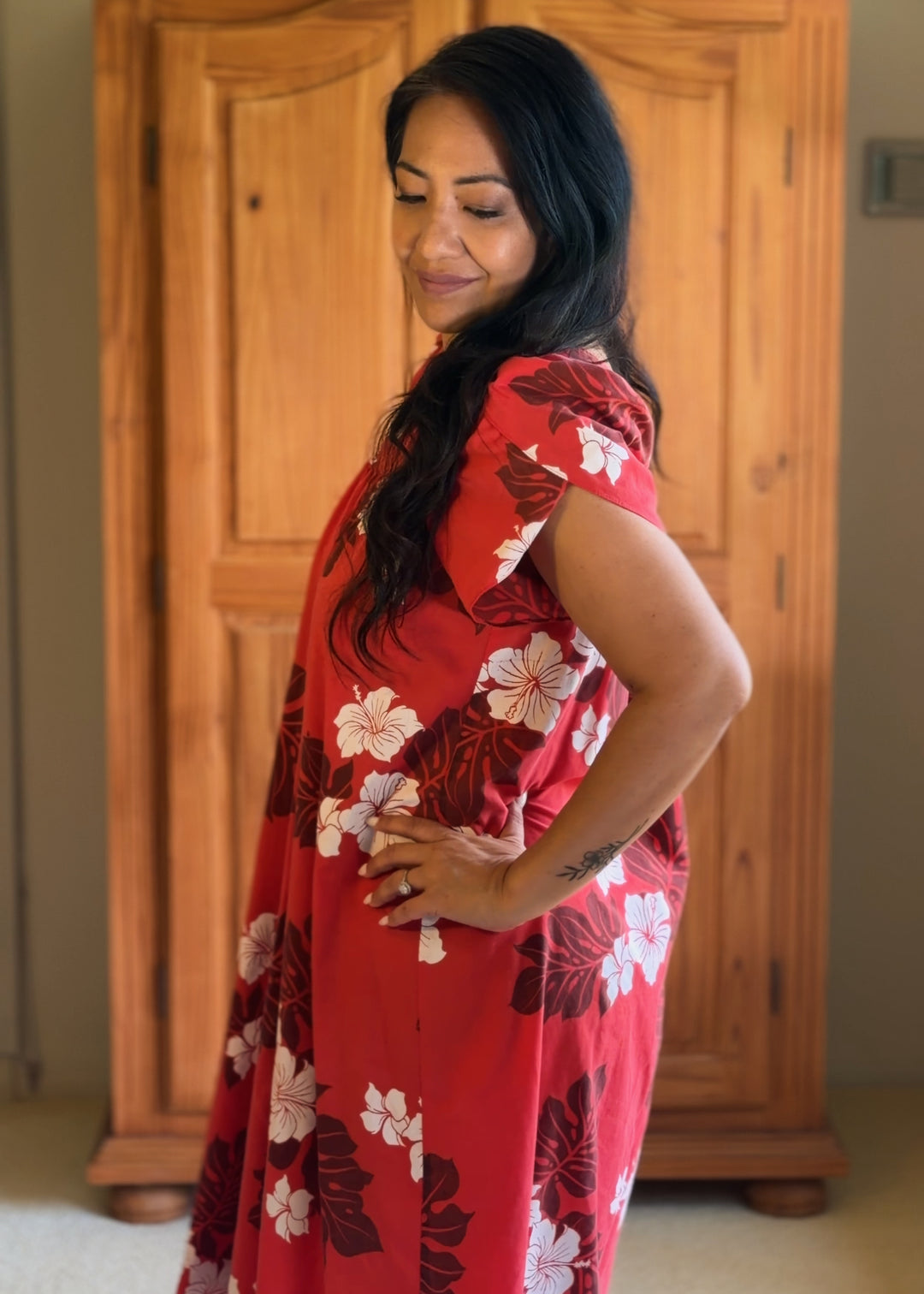 Red Hibiscus Shorty Mu&