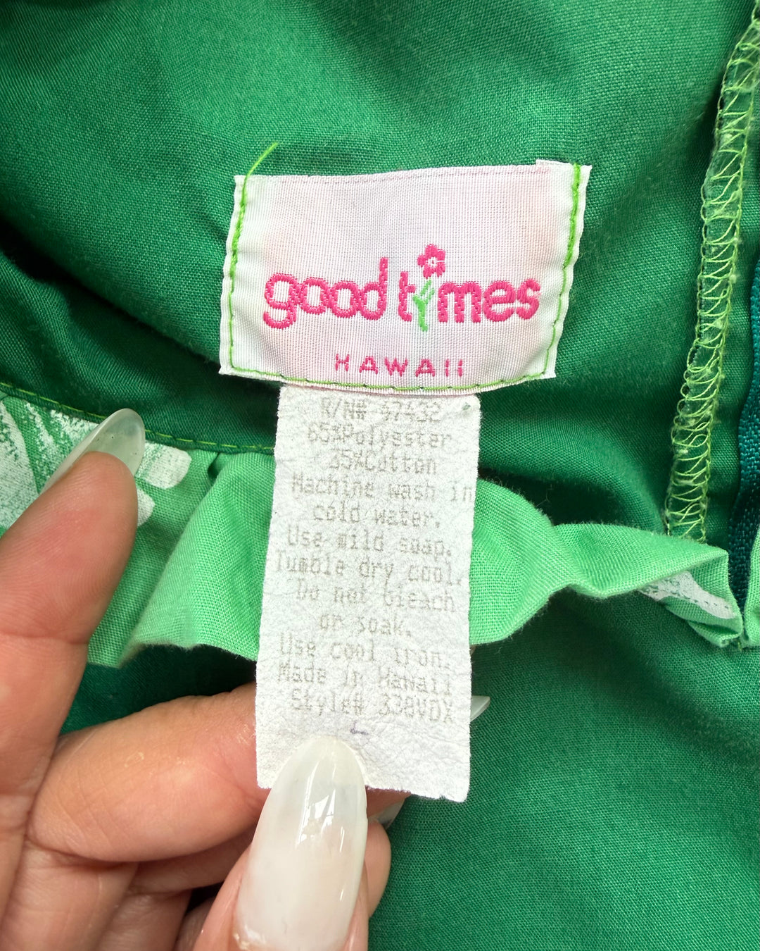 Green Good Times Mu’umu’u