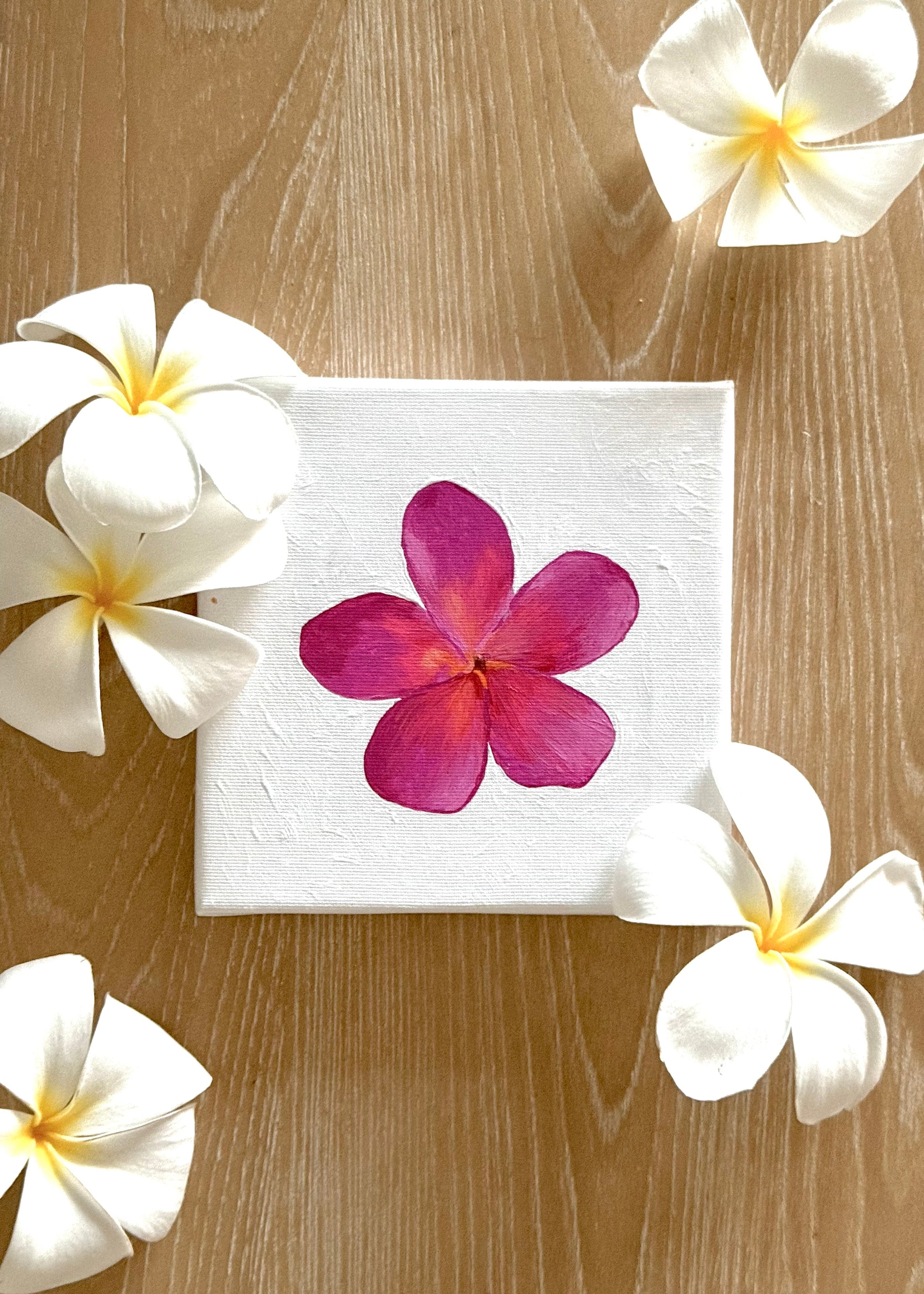 Mini Pua Paint Kit - Fuschia Plumeria