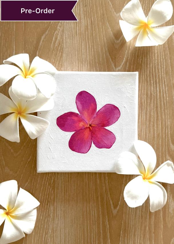 Mini Pua Paint Kit - Fuschia Plumeria (preorder)