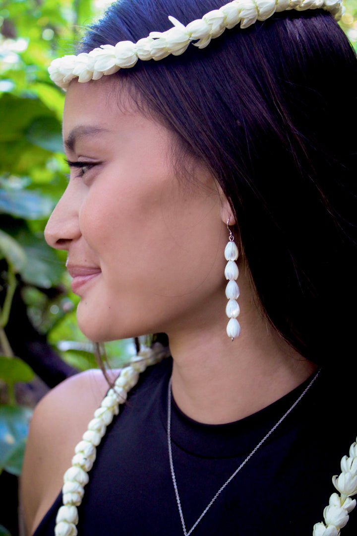Pikake ‘Elima Strand Earrings