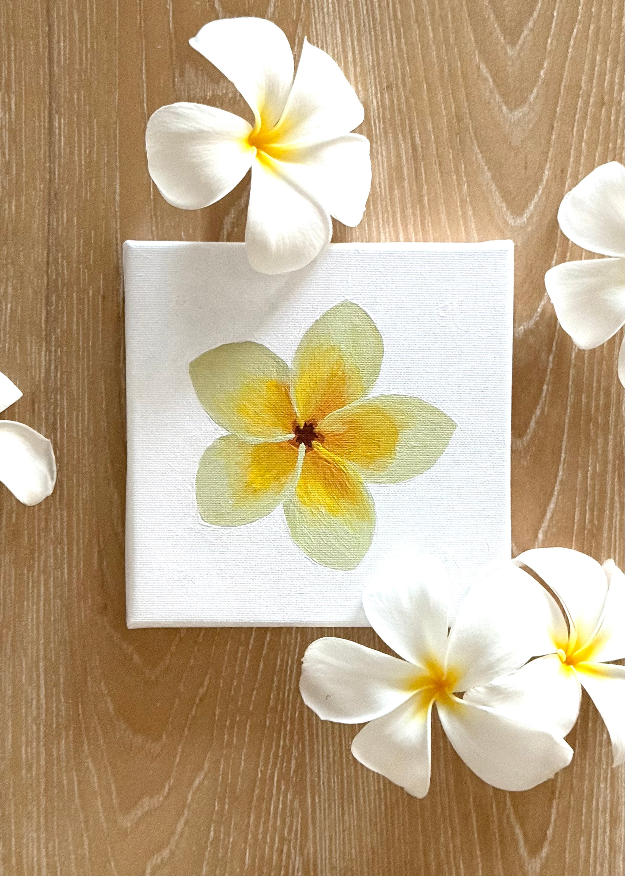 Mini Pua Paint Kit - Yellow Plumeria
