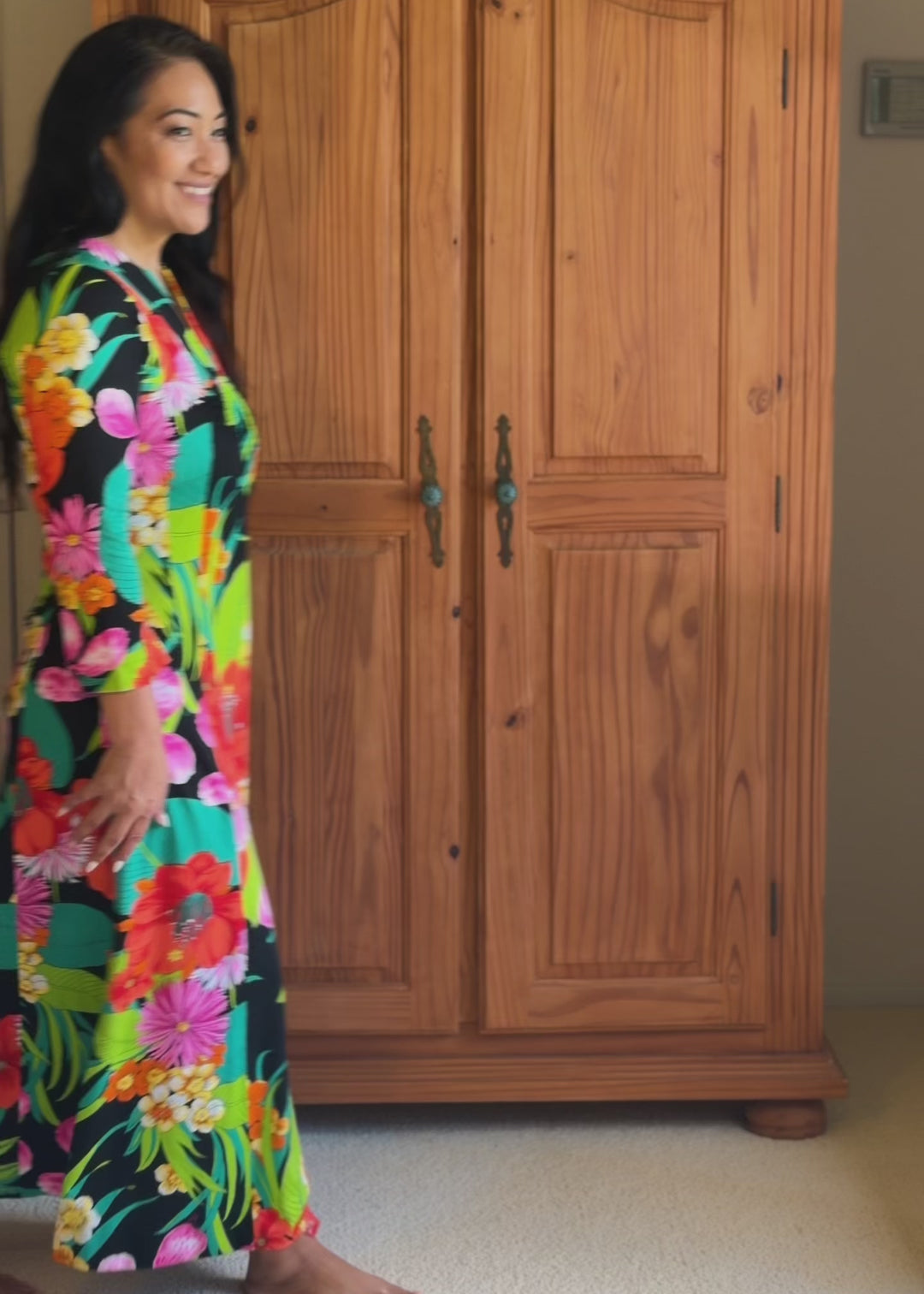 Waltah Clarke Floral Dress